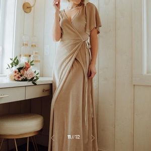 Baltic Born Meghan wrap dress, Shell color. Size large used once